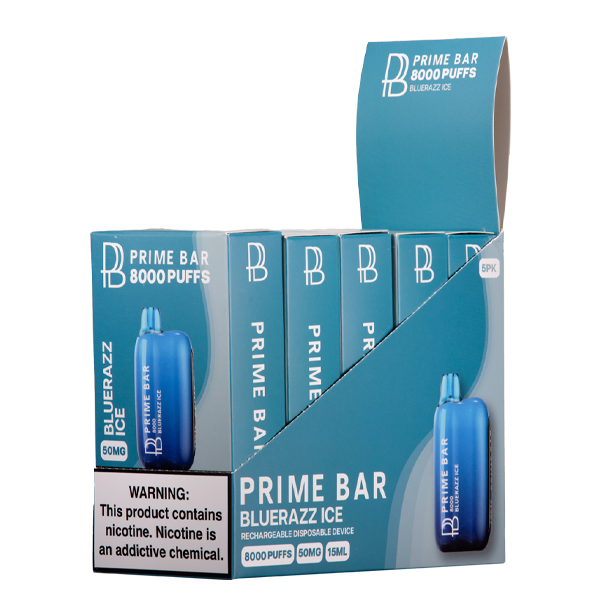 Blue Razz Ice Prime Bar 8000